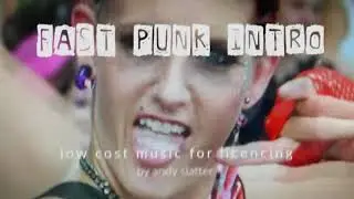 Fast Punk Intro- low cost music for licencing via #EnvatoElements & #AudioJungle by Andy Slatter