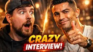 Crazy Interview.!😎#cr7fans #cristianoronaldo #mrbeast 