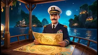 Captain Row Treasure Island | Pirate Adventure Song for Kids | Treasure Hunt Rhyme