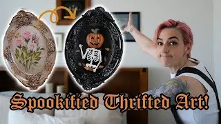 I Did The Tik Tok Spooky Ghost Thrifted Art Trend