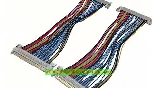 Индивидуальный кабельный жгут OEM DF 14 20pin 1.25mm LVDS 24 Bit Audio Interface JAE 20pin LVDS Cabl