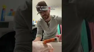 Injecting turkeys #medicalstudent #doctor #doctors #nursing #nurselife #comedy