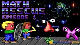 Math Rescue gameplay (PC Game, 1992)