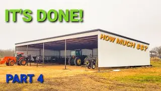 How Much Does It Cost to Build Your Own 40x80 Steel Equipment Barn??