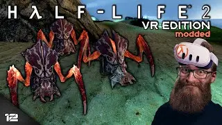 Half Life Alyx Antlions Modded into Half Life 2 VR Playthrough: EP 12