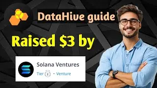 DataHive Airdrop guide | backed by solana ventures | new Airdrop | DataHive raised $3M funding