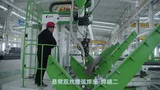 Intelligent steel structure production line