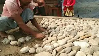 Rubble soling pcc for house construction