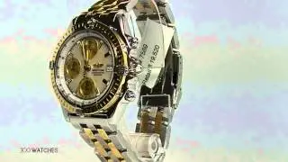 Men's Breitling Watch Chronomat Steel 18k Yellow Gold Automatic Watch