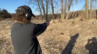 Colt MK IV series 70.    And Mossberg Maverick 88.         Trash dumping