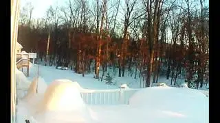 Time lapse snowzilla 2016