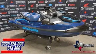 NEW 2025 Sea-Doo GTX 300 Tech, Audio, iDF, iBR Personal Watercraft For Sale In Granbury, TX
