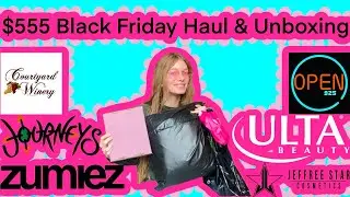 $555 BLACK FRIDAY 2023 HAUL & UNBOXING | size XS - M TRY ON & SWATCHES