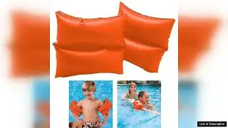 12 Pairs Large Inflatable Arm Bands Kids Swim Floaties Float Wings Pool Review