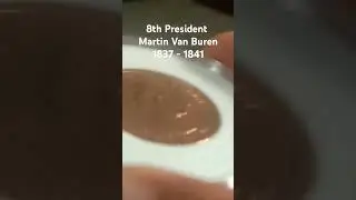 United State of America 8th President Martin Van Buren 1837-1841 #short #dollarcoin #collectible