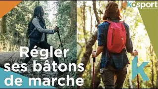 Tutoriel Randonn&eacute;e - Comment r&eacute;gler et utiliser ses b&acirc;tons de marche ?