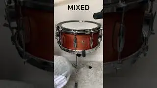 NOT MIXED VS MIXED VS SAMPLE | WHICH IS THE BEST??? #shorts #sample #snare #snaredrum