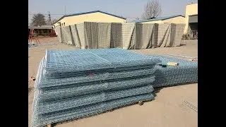 hesco barriers,military sand wall  hesco barriers for flood control. hesco barrier gabion