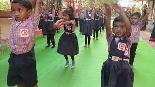 Yoga Activity by VGS Students #yoga #school #kids #health 