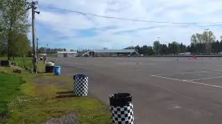 Jemal run 6 Subaru Legacy PIR autox 3/29/15