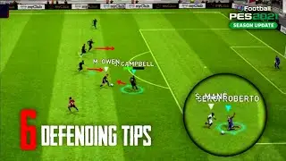 6 BEST DEFENDING TRICKS IN PES 2021 MOBILE 💪