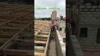 Secret roofing work plastering #ghana #construction #plasterer #civilengineering #building #shorts