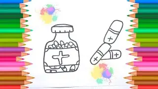 HOW TO DRAW PILLS /COMMENT DESSINER DES PILULES /C&Oacute;MO DIBUJAR PASTILLAS /PILLEN ZIEHEN