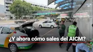 Ya no puedes pedir taxis por app desde el AICM: ¿Ahora qué puedes hacer para trasladarte al llegar?