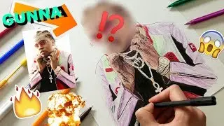 Drawing GUNNA with Ballpoint pens !