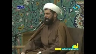 الحاج ميثم التمار في مئذنة السيدة فاطمة المعصومة في قم