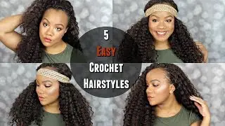 Easy Hairstyles For Crochet Braids | Freetress Deep Twist Hair