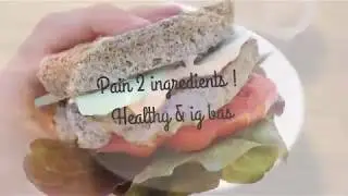 RECETTE * Pain 2 ingr&eacute;dients * IG BAS , SANS GLUTEN , HELATHY