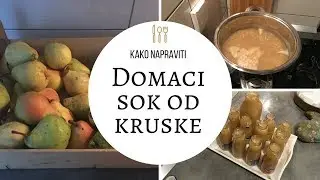 Kako se pravi domaći sok od kruške