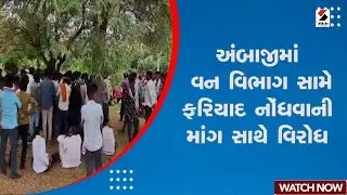 Ambaji News : અંબાજીમાં વન વિભાગ સામે ફરિયાદ નોંધવાની માંગ સાથે વિરોધ | Forest Department | Protest