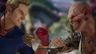 Homelander calls Baraka a therapist (All Intro Dialogues Homelander v Baraka) - Mortal Kombat 1