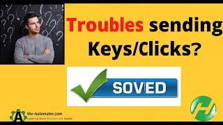 Use this tool to troubleshoot sending kesytrokes / mouse clicks to programs