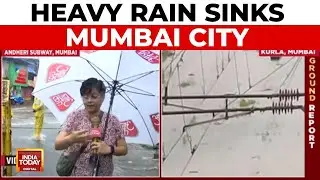 Mumbai Underwater: Heavy Rains Cripple City, Kids Swim On Flooded Streets | India Today News