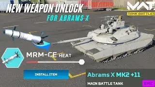 Abrams X With New! MRM-CE heat Install MWT Tank Battles | Im Time Traveler