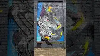 🤡 by Mr.X - Antwerp, Belgium. #streetart #graffiti #mural #shorts