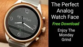 Free Galaxy Watch/Gear S3 Analog Fitness Watch Face
