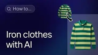 How to remove wrinkles from clothes with AI