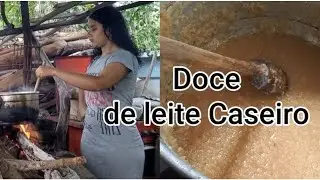Doce de leite caseiro no fogão alenha😍😱