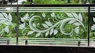 How To Etch Glass - LIVE TUTORIAL#art #glass design#viral video#shortvideo #trending #short