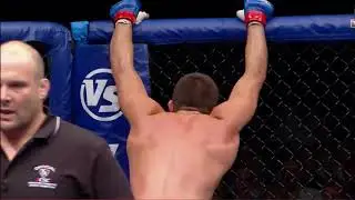 Groin shot: Jamie Varner vs  Kamal Shalorus (WEC 49)