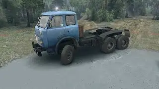 SpinTires обзор мода ( МАЗ-509 6х6 v1 )
