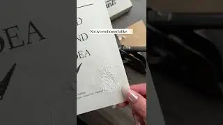 Custom embosser | See how I customize my books #personalized #embossing