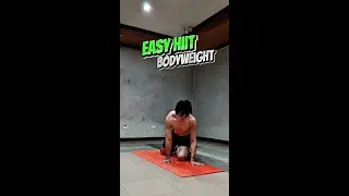 Easy Full Body HIIT Training Bodyweight