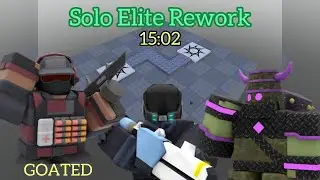 Solo Elite Rework Speedrun In Baseplate In 15 Minutes [Tower Defense X]