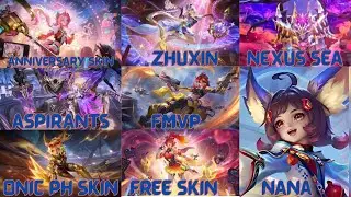 New Skins! Layla Nexus SEA, Thamuz Nexus SEA, Fanny FREE Skin, Joy Onic Skin & More