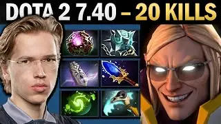 Invoker Pro with 20 Kills and Gleipnir - Dota 7.41